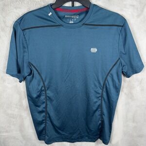 Manguun Sports Teal Quick Dry Athletic T Shirt‎ Men's Small